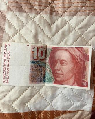 Banconota Svizzera da 10 franchi