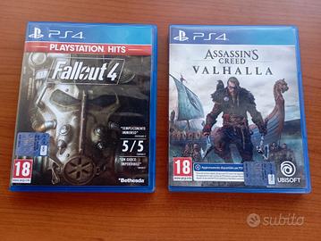 Fallout 4 e Assassin's Creed Valhalla