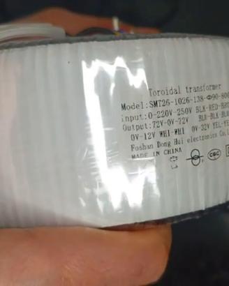 2 TRASFORMATORI TOROIDALI 800W CADAUNO