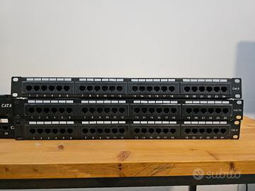 Lotto Patch Panel 24 Porte Cat. 5e e Cat. 6 – Idea