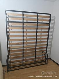 Letto a Scomparsa Wallbedking 160x200 Verticale