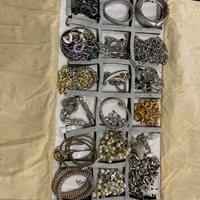 Collane unisex bracciali anelli orecchìni,