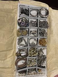 Collane unisex bracciali anelli orecchìni,
