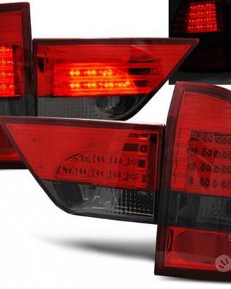 Fari posteriori led bmw x3 e83 rosso smoke