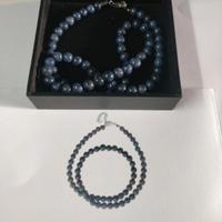 Collana con zaffiri blu