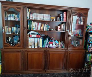 LIBRERIA CLASSICA ANNI 60 IN LEGNO