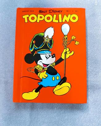 TOPOLINO 1949  N. 1  ED. 2010 CM10X8 CP ANASTATICA