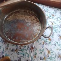 pentole in rame da arredo 
