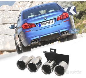 TERMINALI SCARICO BMW F10 F11 F12 F13 10- IN ACCIA