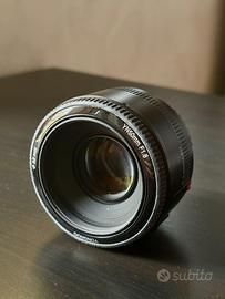 Obiettivo fotocamera 50mm f/1.8 Yongnuo + Paraluce