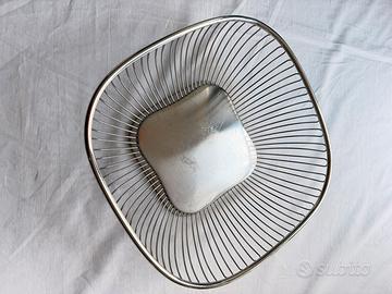 Cestino A Filo Quadrato Alessi 845 Vintage