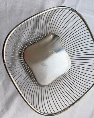 Cestino A Filo Quadrato Alessi 845 Vintage