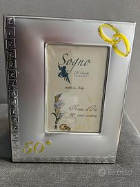CORNICE ARGENTO 50 ANNI DI MATRIMONIO