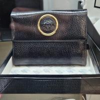 portafogli Versace vintage nero scatola originale