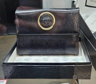 portafogli Versace vintage nero scatola originale