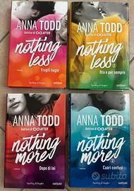 Libri saga Nothing less e Nothing more