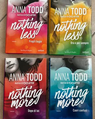 Libri saga Nothing less e Nothing more