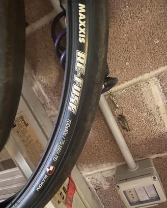 Coppia Gomme Maxxis pneumatici 700 copertoni