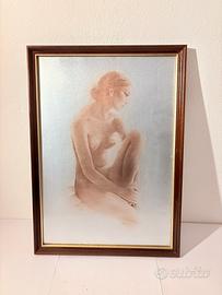 Quadro nudo femminile artistico Raffaella Blanc