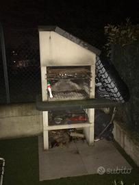 Barbecue in muratura