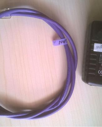 Ethernet Adapter con Cavo Ethernet CAT 5e usato