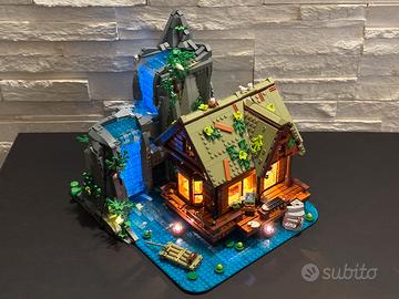 Lumibricks: Waterfall Cabin Capanna Cascata + LED