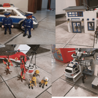 Set Playmobil Polizia e Pompieri