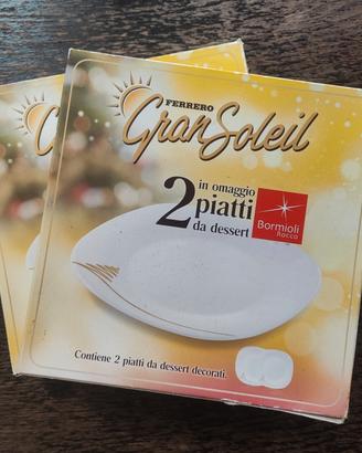 4 piatti da dessert Bormioli Gran soleil