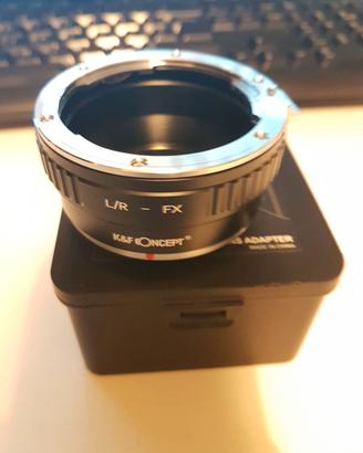 K&F adattatore per lente Leica R  Fujifilm X