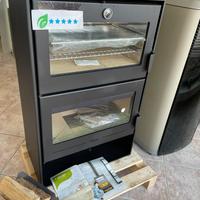 Stufa a legna con forno 11,5kW, 5 stelle
