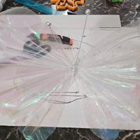 ✨ Farfalla decorativa scenografica fatta a mano