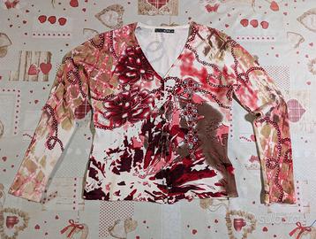 Coppia cardigan e maglia in lana taglia L