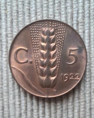 Moneta 5 centesimi  Regno 