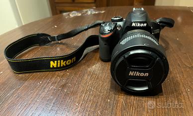 Fotocamera Nikon D3200+obiettivo Nikkor 18-105 mm