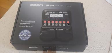 Multieffetto Zoom per chitarra con alimentatore