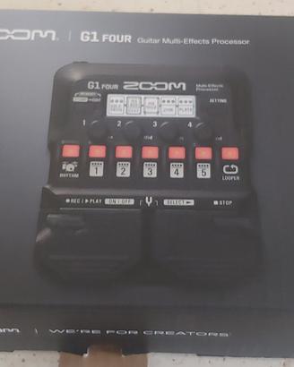Multieffetto Zoom per chitarra con alimentatore