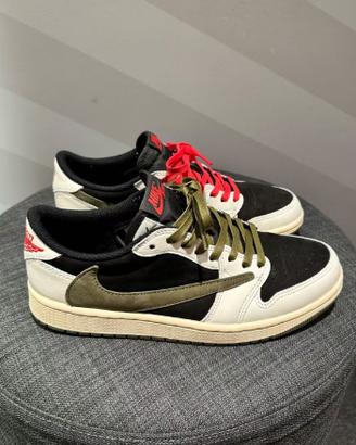Travis Scott Air Jordan 1 Low 5.0 Medium Olive 41