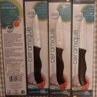 4 coltelli da tavola lama ceramica