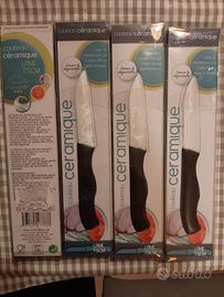 4 coltelli da tavola lama ceramica
