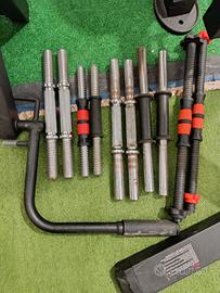 Manubri regolabili con blocco dischi 