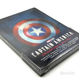 CAPTAIN AMERICA - 3 Blu-Ray Marvel Steelbook Nuovo