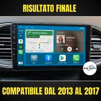 Peugeot 308 308s KIT COMPLETO Autoradio Android