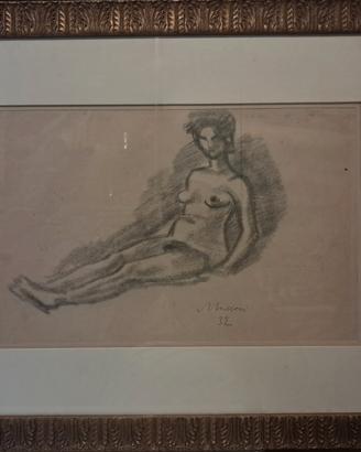 Mino Maccari 1932 : Nudo di donna. 