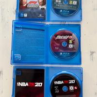 3 Giochi PlayStation 4 + controller con cavo