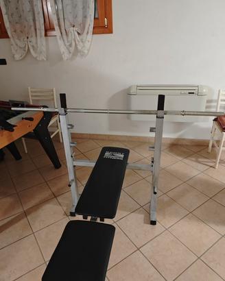 Panca piana e inclinata + panca addominali 
