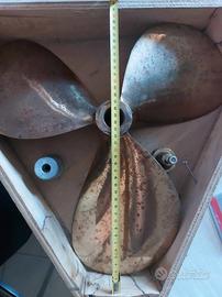 Elica Radice 3 pale fisse ottone E13 19x13 destra