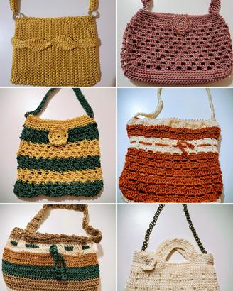 borse estive uncinetto