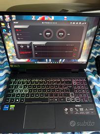Acer Nitro 5-15.6"-i7 12700H -ssd 512gb-rtx3070ti