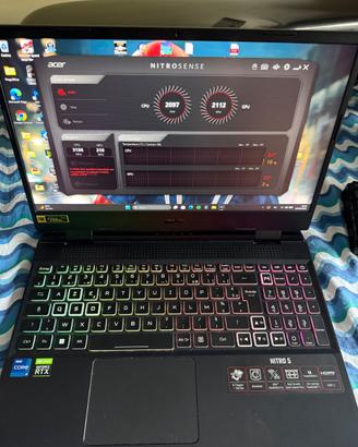 Acer Nitro 5-15.6"-i7 12700H -ssd 512gb-rtx3070ti