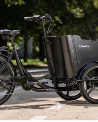 Bici cargo viola bike canguro